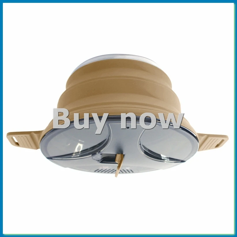 

Складной походный котелок из силикона и нержавеющей стали для приготовления пищи на природе, портативный, для пикника, цвет хаки-АНКЛ