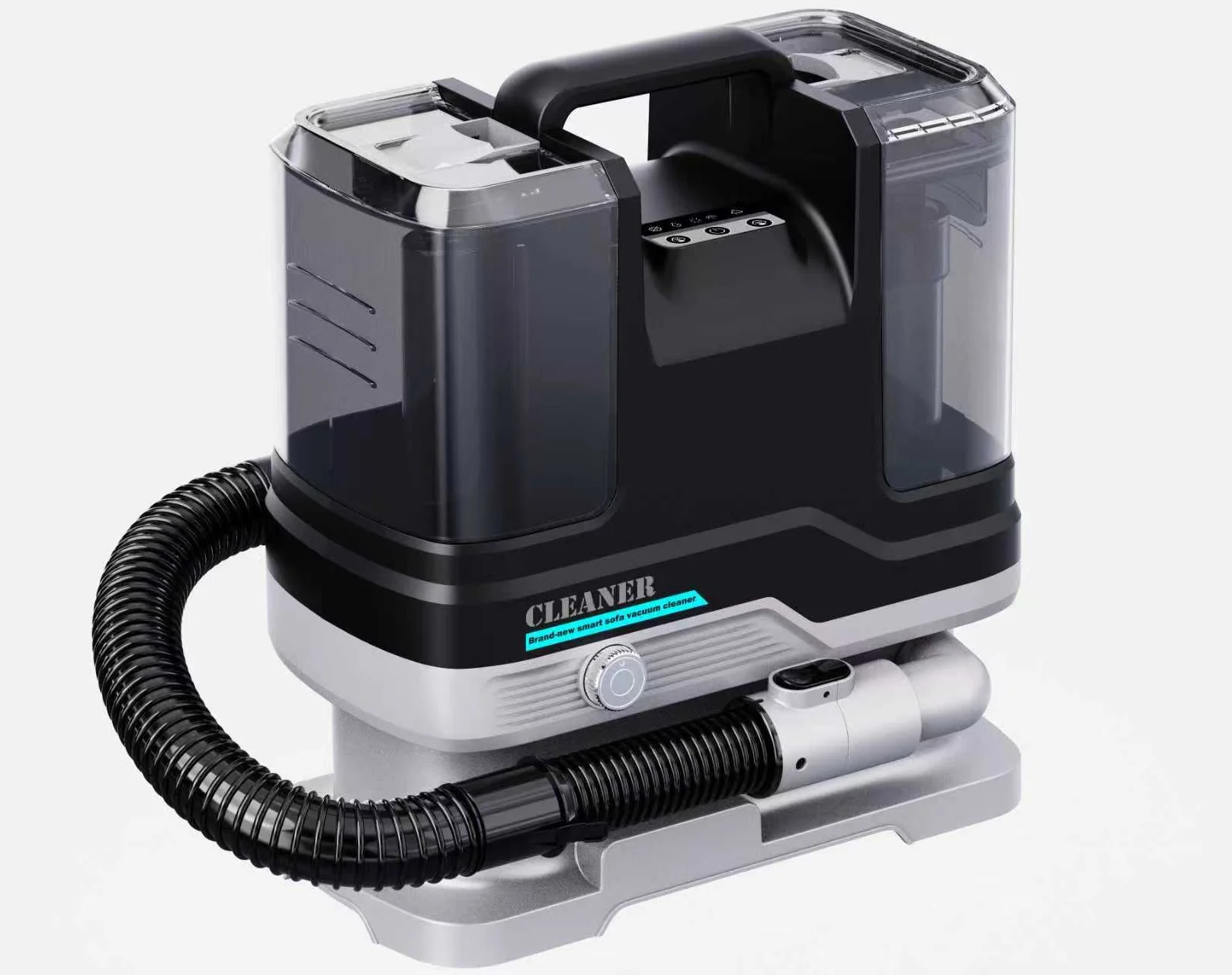 

Профессиональный компактный ручной пылесос для влажной и сухой уборки с функцией горячей воды и пара для чистки ковров