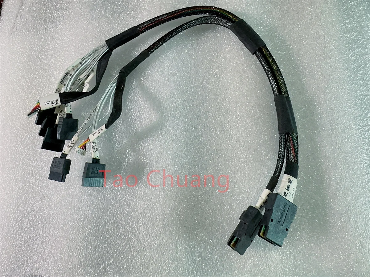 FOR DELL POWEREDGE C6220 C6320 DUAL MINI SAS TO SATA X6 CABLE GKDTY 0GKDTY