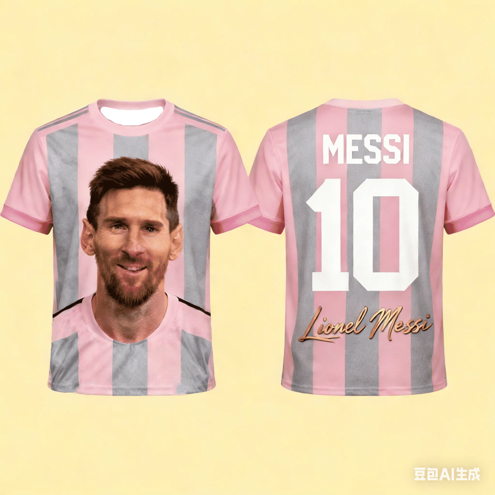 

Мужская модная футбольная футболка MESSI, лето 2026, суперзвезда, графический принт, вентилятор, памятный трикотаж, стильная повседневная спортивная одежда