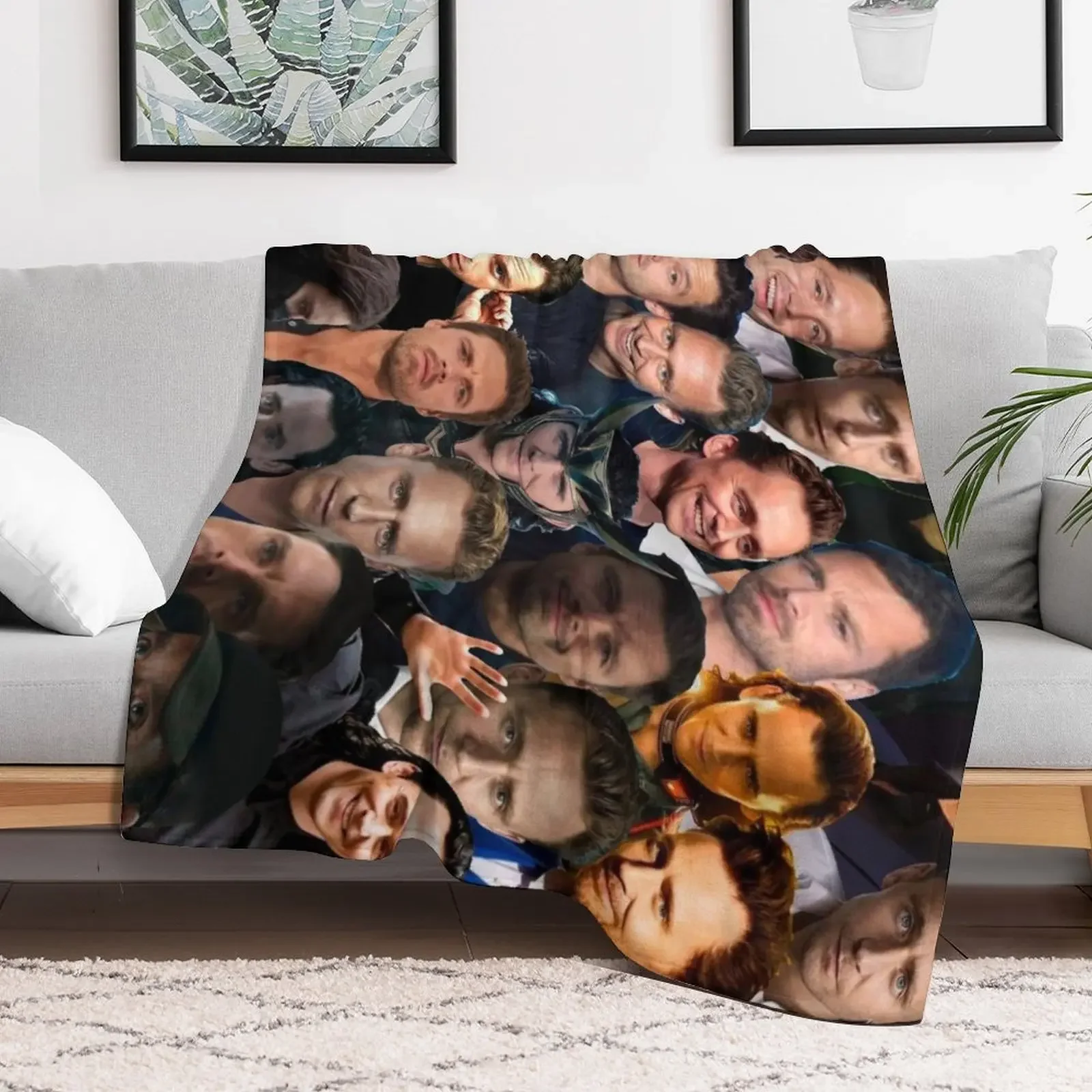Bettina Custom Order Throw Blanket Cozy Sofa Blanket for TV Watching Napping