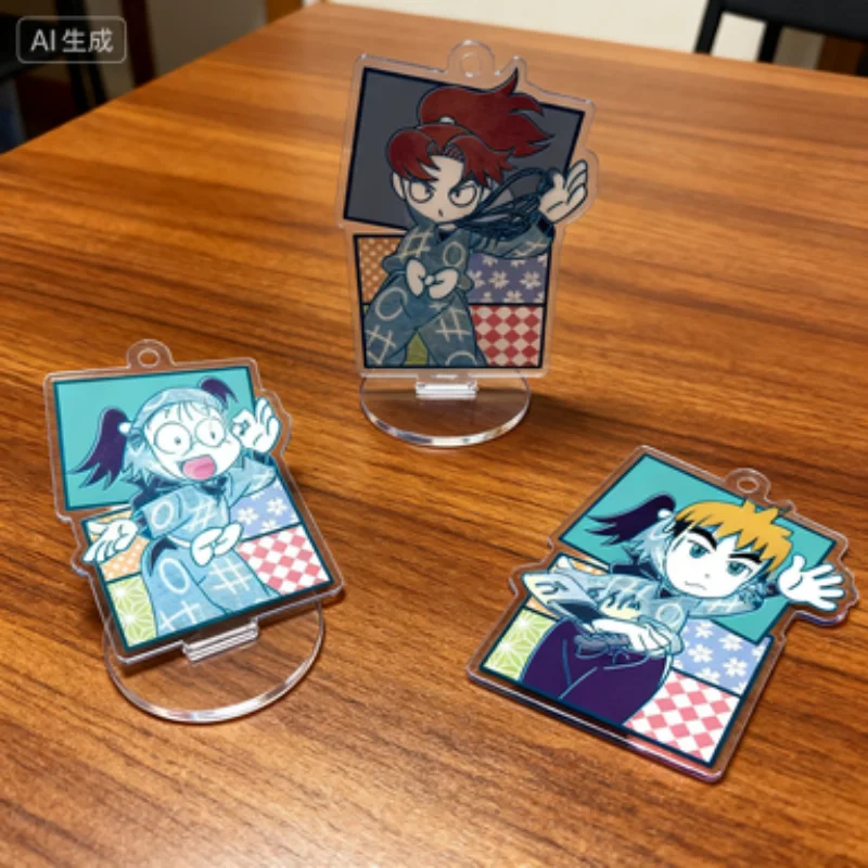 

Anime Rantaro Inadera Shinpei Kisanta Kuroki Souemon Acrylic stand standing Anime Figure Model Plate Cosplay Toy for Gift