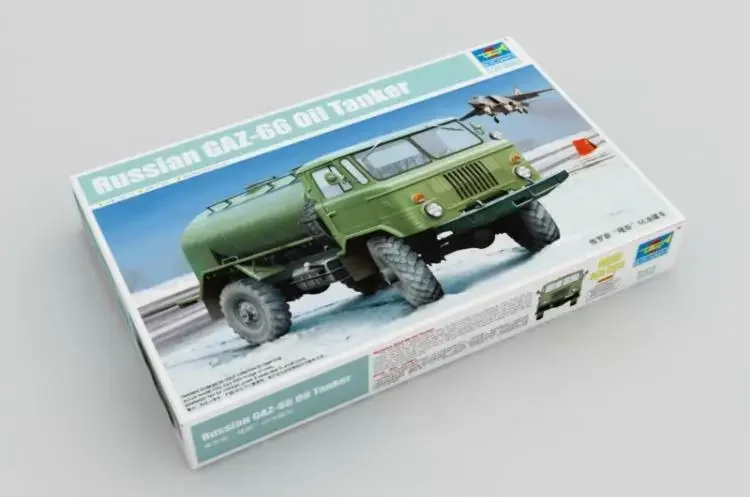 Trumpeter 1:35 01018 Camión de aceite ruso GAZ-66 - Nuevo kit de modelo de plástico para montar