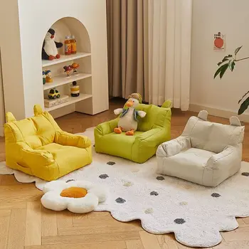 Einfarbig Sofa Stuhl Cartoon Sitz Kinder Sofa Faule Katze Sitzsack Umwelt Mental Freundliche Tragbare Sofa Schlafzimmer Möbel