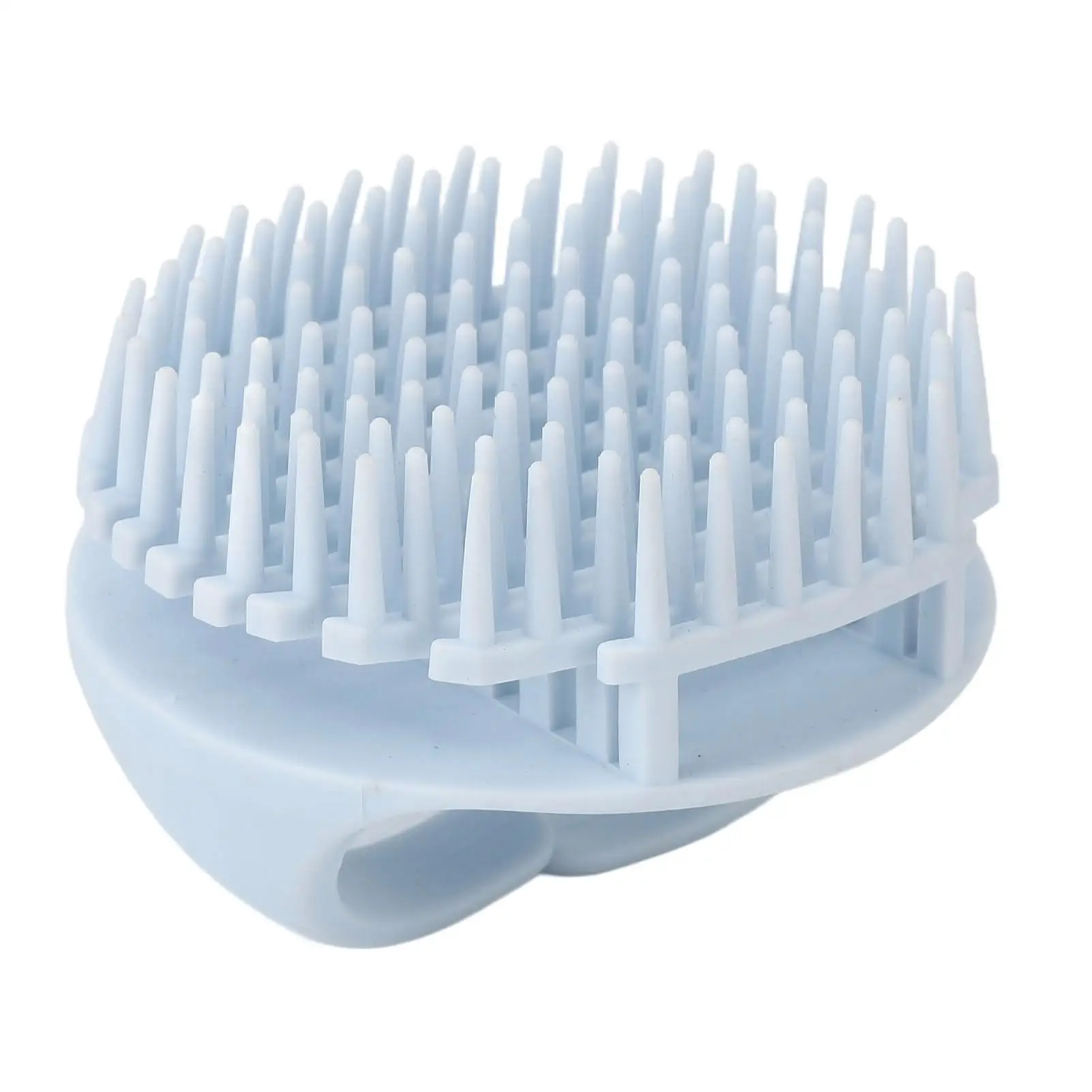 Scalp Massager Scrubber, Pente esfoliante para remoção de caspa, molhado e seco, purificador manual do couro cabeludo para homens e mulheres