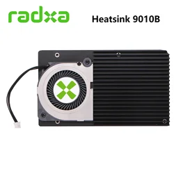 Heatsink 9010B for Radxa X2L Highest Airflow Reaches up to 1.359 CFM  Aluminum Heat Sink