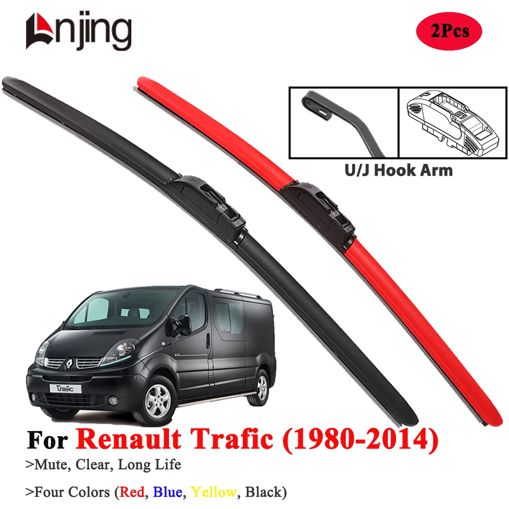 

LNJING Hybrid Car Wipers For Renault Trafic X82 X83 1980-2014