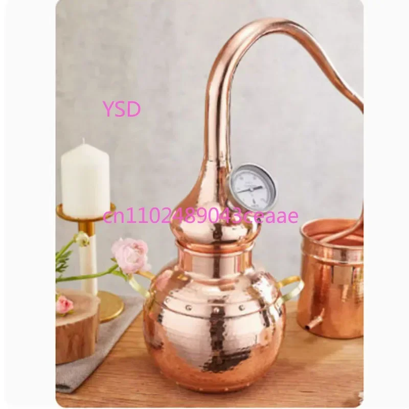 Small 5L Household Pure Dew Ancient Distillation Machine Gin Berry Gin Distillation Equipment Pure Copper Gin Purifier