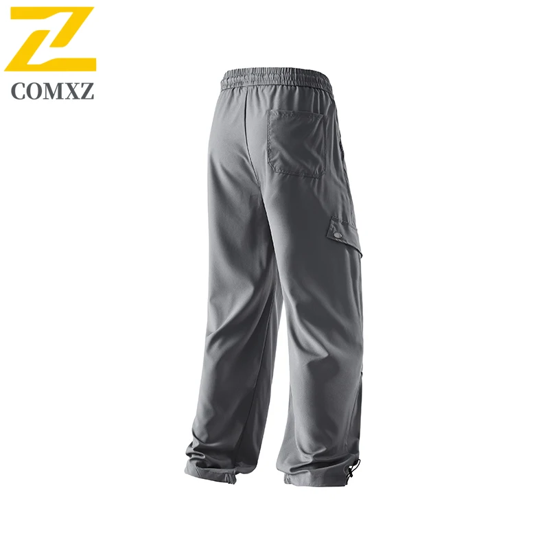 Pantalones utilitarios para hombre, estilo montaña, a prueba de viento, resistentes a las manchas, holgados, informales, para senderismo, Camping, otoño 2025,