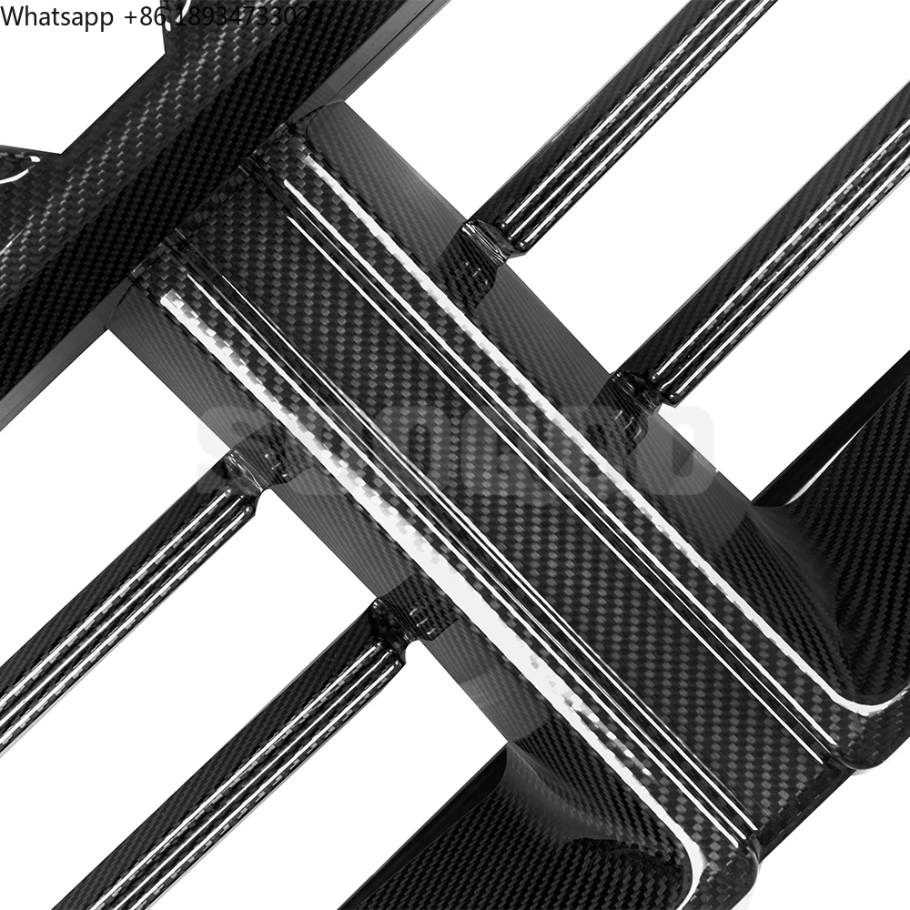 SOOQOO Prepreg المصد الأمامي من ألياف الكربون لسيارة BMW M5 G90 G99 2024+