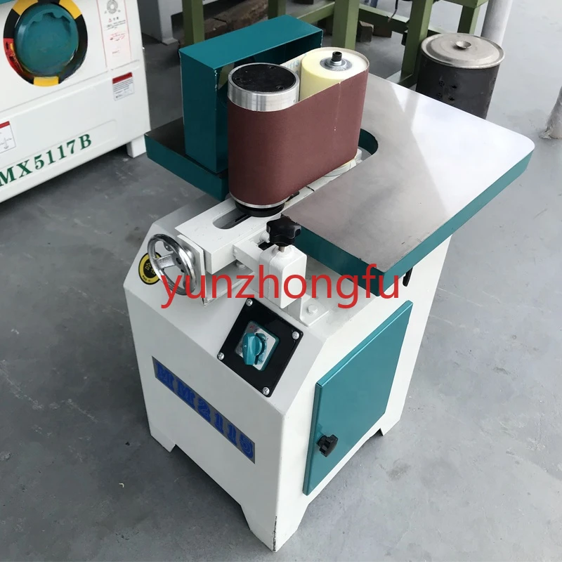 Manual wood sanding machine woodworking vertical belt sander polishing sander machine