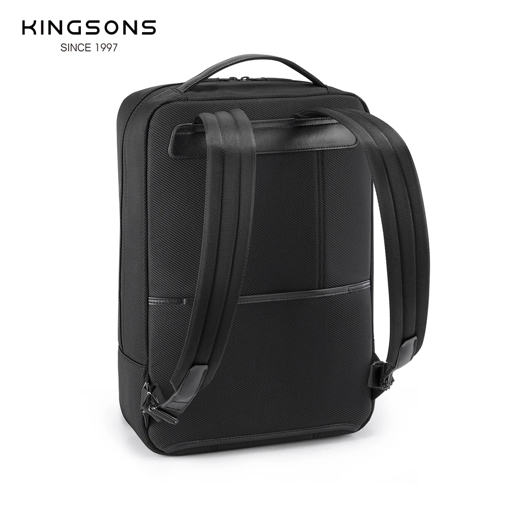 Kingsons Backpack Men\'s Business Backpack Travel Backpack Lightweight Book Large Capacity  15 inch Laptop Backpack