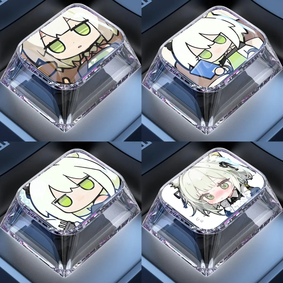 

Механические клавиши для клавиатуры Arknights DIY (сделай сам) с милым дизайном Ctrl/Alt, перекрестно-осевые, персонализированные кейкапы для ПК, подарок, игрушка