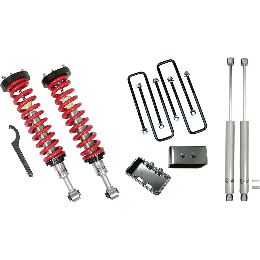 

1-4 Front Coilovers and 3 Rear Lift with Shocks for 2004-2013 150 Trucks