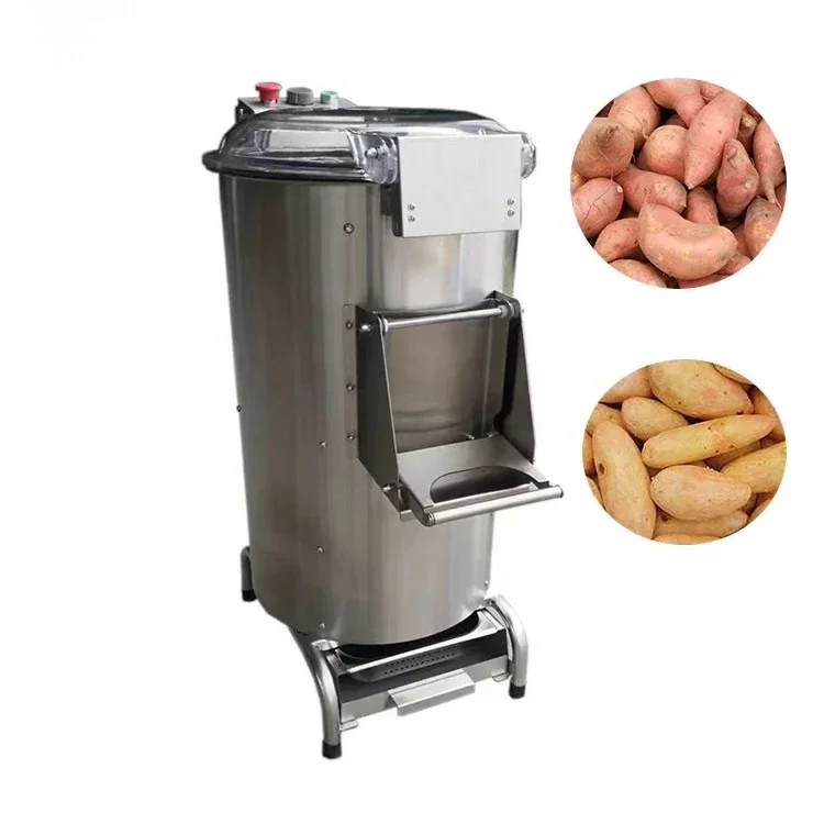 

With Timer Industrial Fully Automatic Potato Cleaning Peeling Machine Sweet Potato Peeler Vegetable Peeler