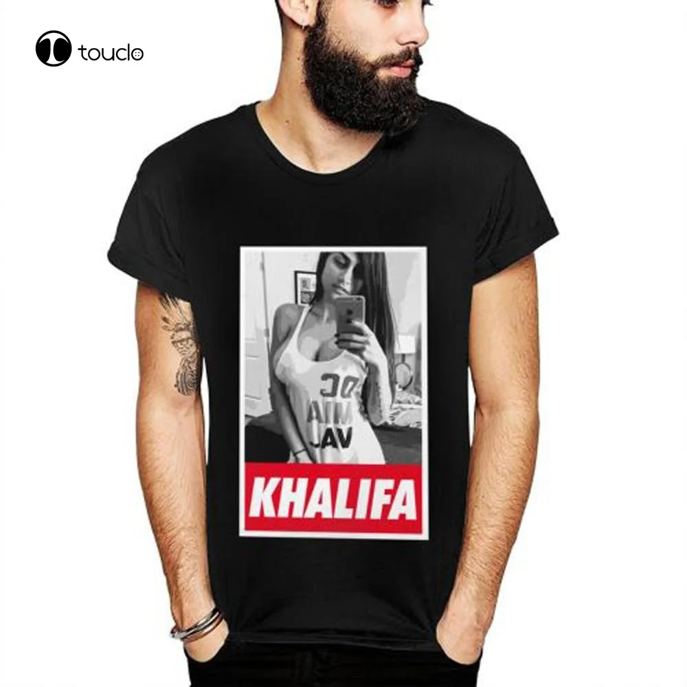 

Mia Khalifa T Shirt Casual T-Shirt For Women Tee Shirt Custom Aldult Teen Unisex Digital Printing Tee Shirt Fashion Funny New