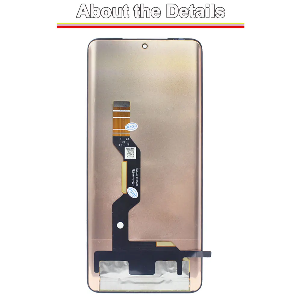 LCD for Motorola Edge 50 LCD Display Touch Screen Digitizer Assembly for Moto Edge 50 XT2407-1 XT2407-3 Phone LCD Screen