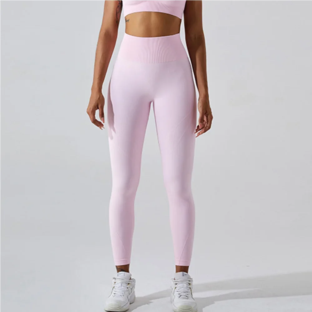 

Women Sport Leggings Seamless Fitness Yoga High Waist Butt Lift Curves Workout Tights Elastic Gym Training Pants Female Pants