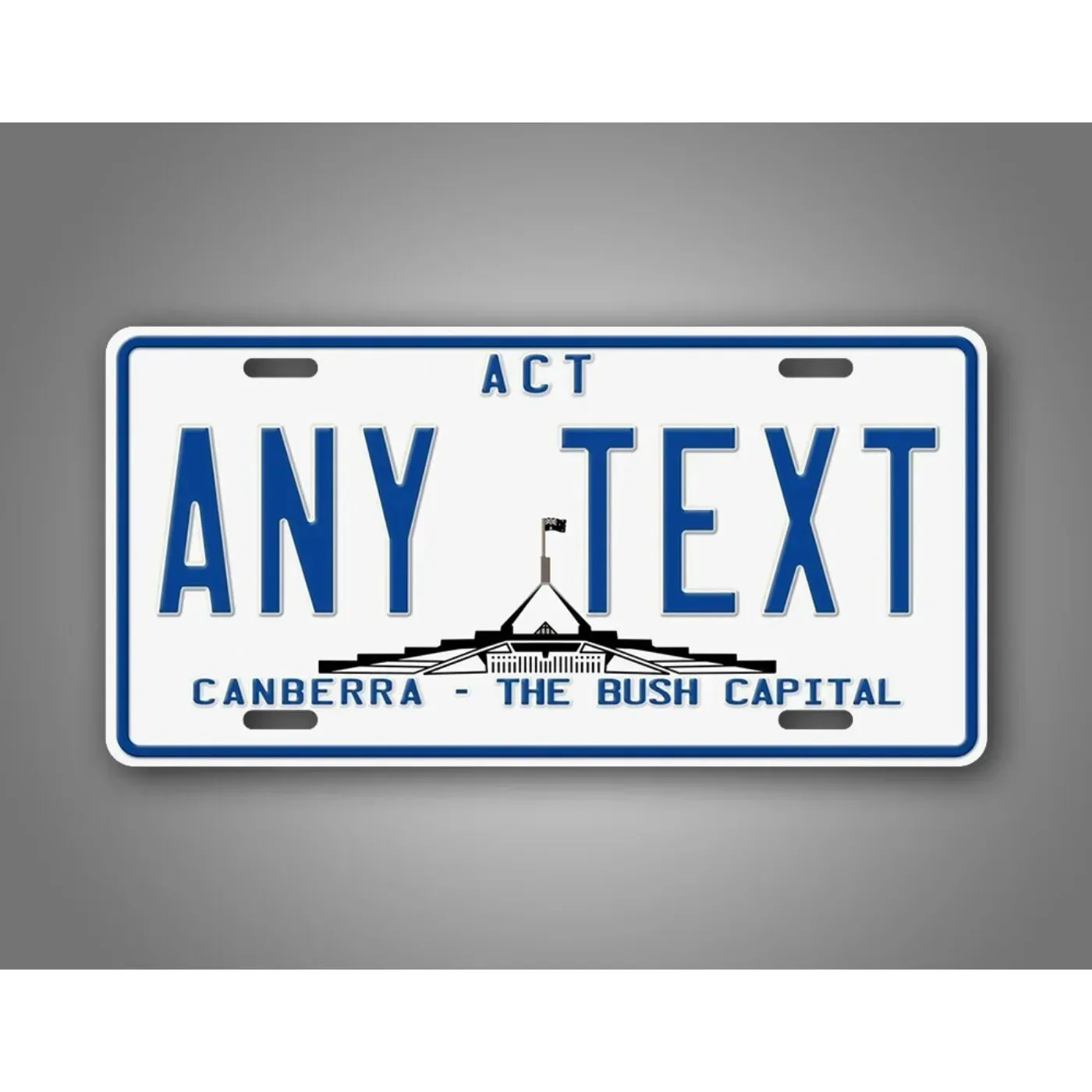 1PC Custom Personalized Vintage Canberra Australia Metal Sign, 6x12 Inch, Waterproof Dustproof Wall Art Decor (Decor Only)