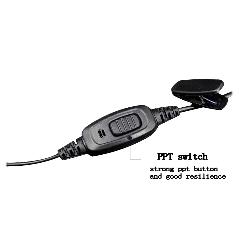 XIERDE Ear hang Square ppt Multi-Pin Mic Headset for Motorola GP380 Portable Radio Walkie Talkie GP328 GP329 GP340 HT750