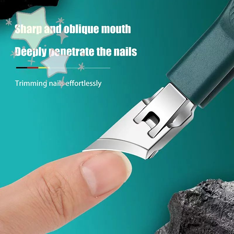 المهنية حادة المائل الفم مسمار كليبرز المتقلب مكافحة سبلاش أدوات باديكير بتقويم العمود الفقري العناية بالقدم #5