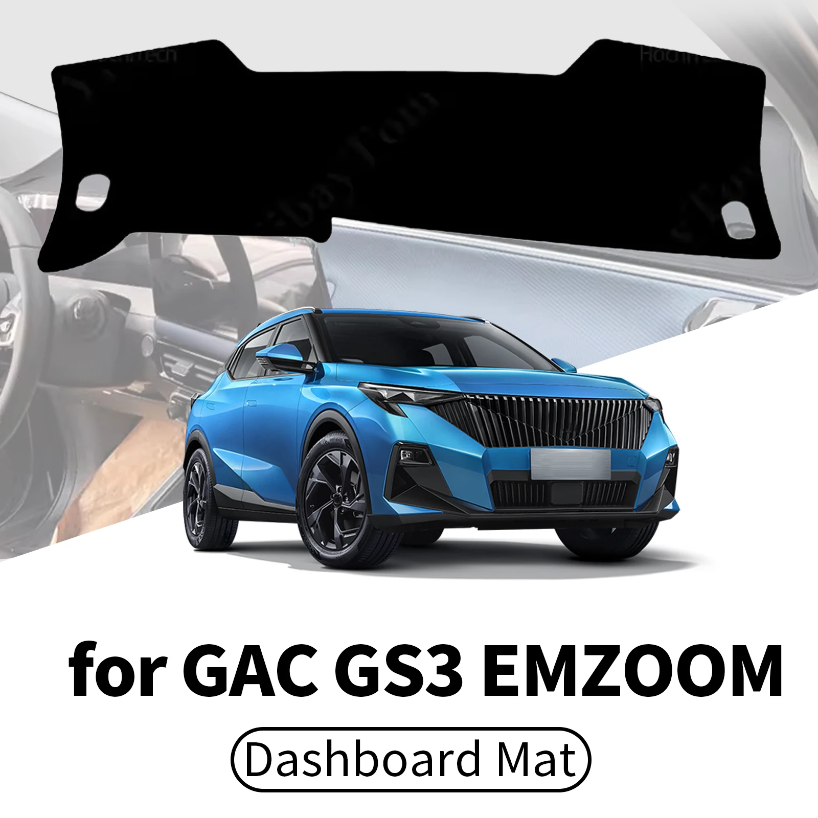 for GAC GS3 EMZOOM 2023-2025 Car Dashboard Cover Dashmat Sunshade Anti‑UV Anti‑Glare Dash Mat Interior Accessories