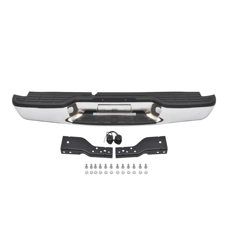 Chrome With Chrome Pads Rear Bumper Assembly For Chevrolet S10 1998-2004 GM1101102