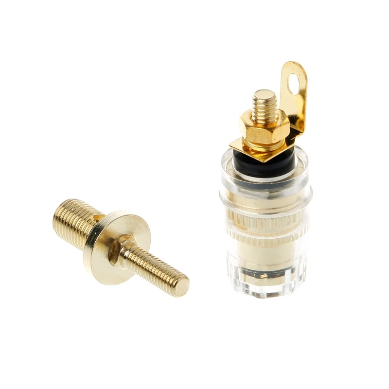 XD99 1 คู่ 4mm BINDING POST Terminal ลำโพงทดสอบ Banana Plug SOCKET CONNECTOR Ampl