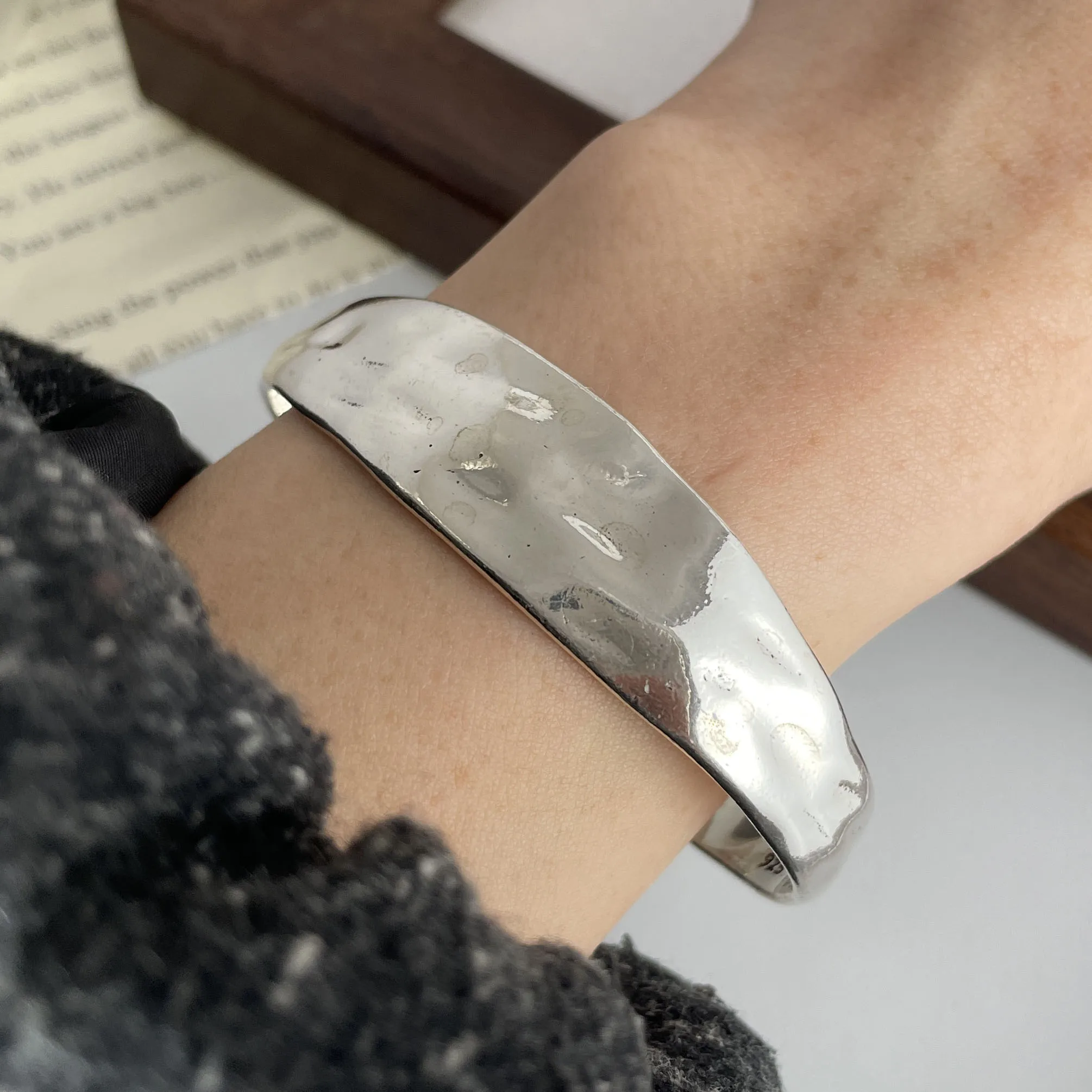 925 Sterling Silver Bracelets for Women Men Wide Accessories Trend Vintage Simple Star Chain Layered Pendant Party Jewelry Gift
