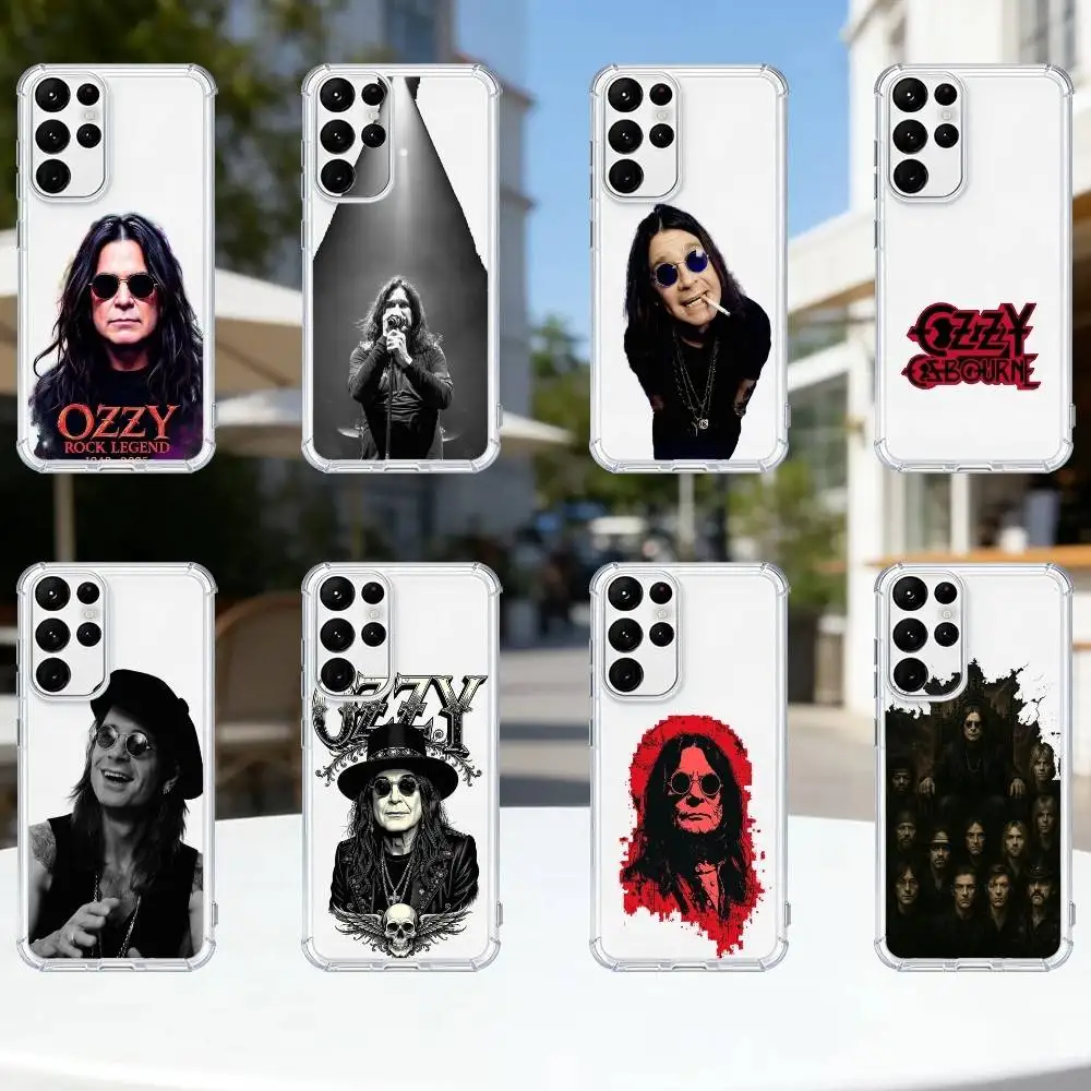 

Osbourne Rock Singer O-Ozzy phone Case For Samsung S25,24,21,22,23,30,Ultra,20,Plus,Fe,Lite,Note Transparent Cover