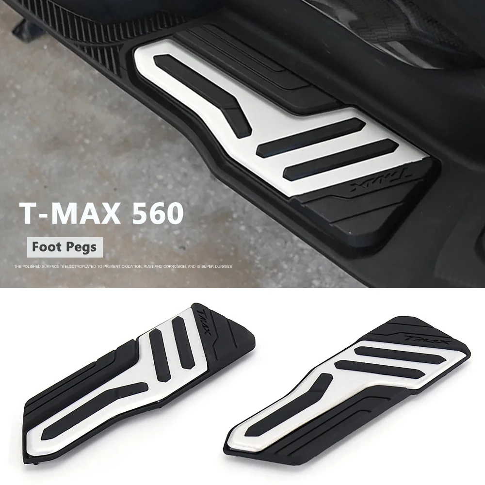 

Motorcycle Accessories Side Footrest Step Footpad Foot Pedal Footrest FOR Yamaha TMAX 560 T-Max 560 T-MAX560 TMAX560 2022-2025