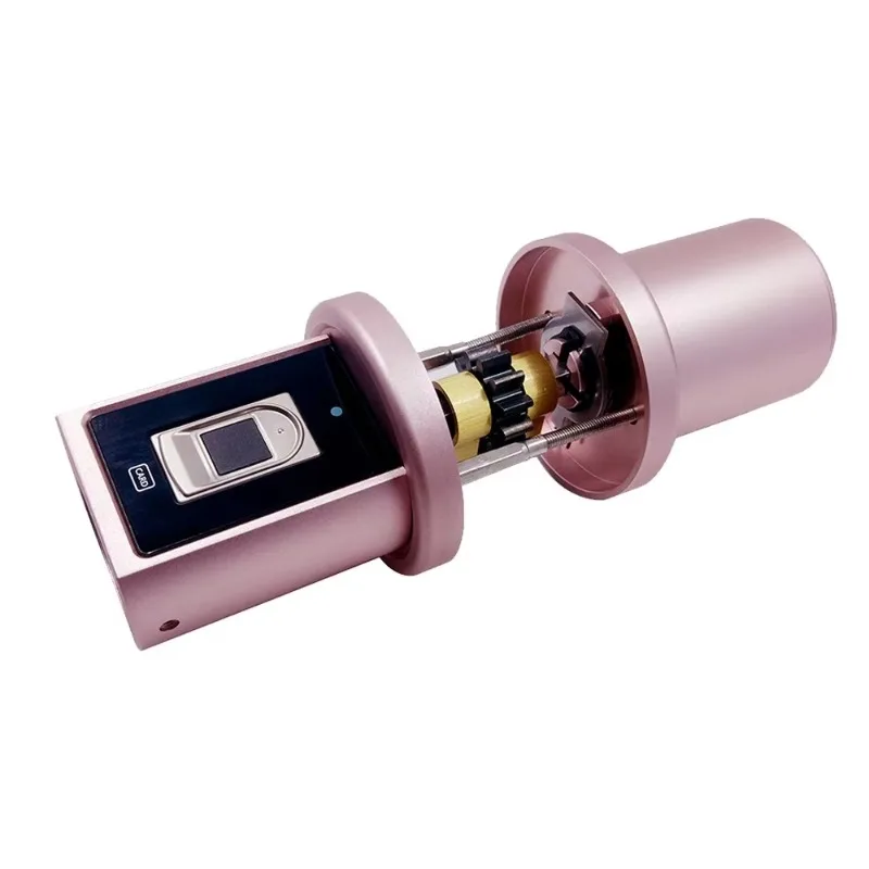 Keyless Electronic Euro Cylinder Lock 70 mm Adjustable Smar Fingerprint Electric Lock Cylinder view 3
