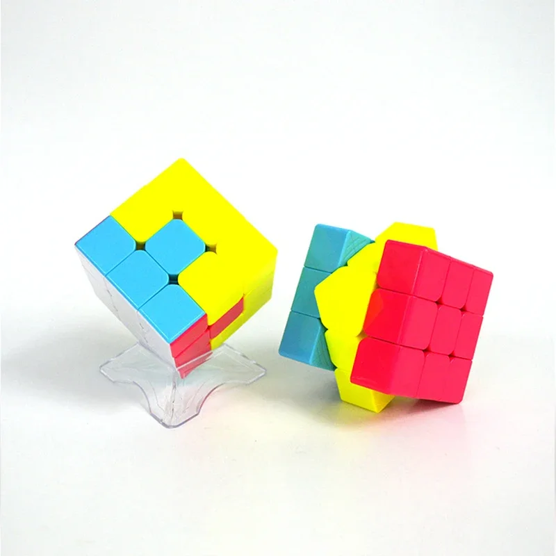 MOYU Bambini Insegnamento Puzzle Serie 3x3x3 Cubo Magico Unicorno Budino Bumpy Piccolo Cappello Rosso Cubo Magico Set Giocattoli Educativi di Velocità