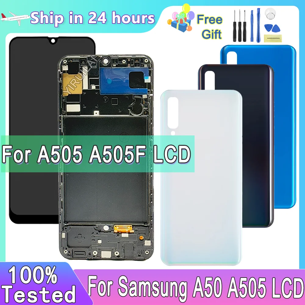 

High Quality TFT For Samsung Galaxy A50 A505 A505FN/DS A505F/DS LCD Display Digital Touch Screen With Frame Replacement