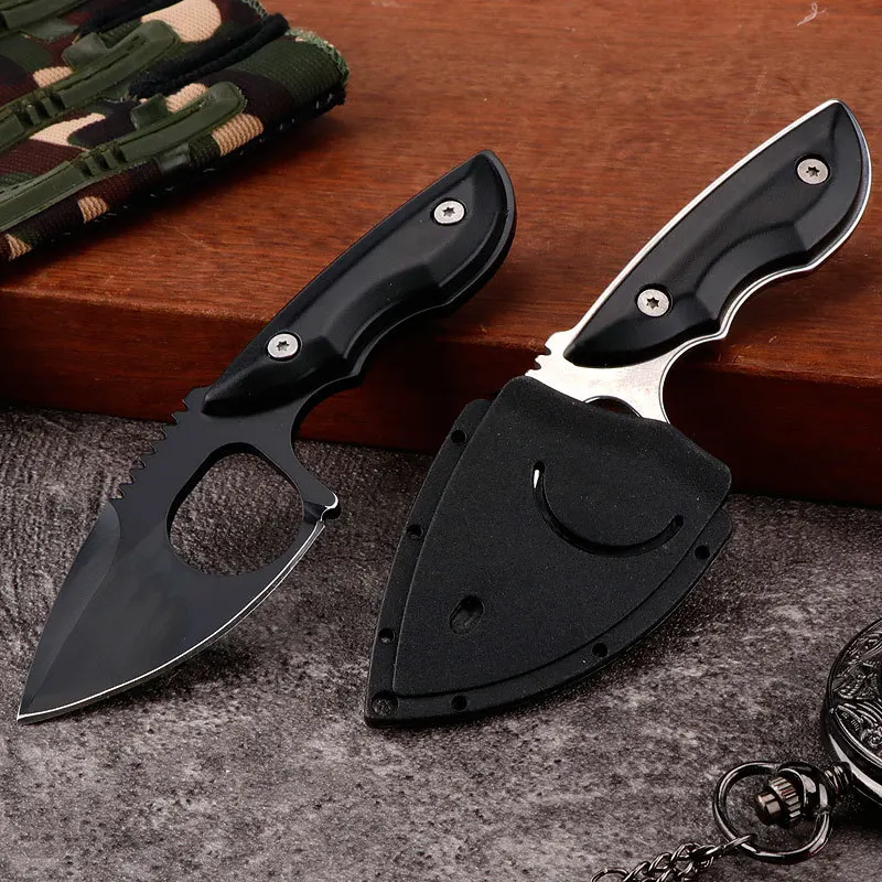 2025 سكين تخييم خارجي للصيد المحمولة شخصية خفيفة الوزن جيب صغير EDC أداة إنقاذ سكين #4