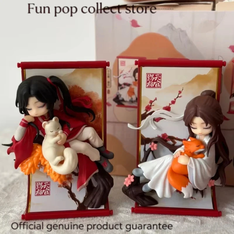 Tian Guan Ci Fu Scroll Series Anime Figure Blind Box - Cute Mystery Model Doll Hua Cheng Xie Lian Decorative Gift for Collectors view 5
