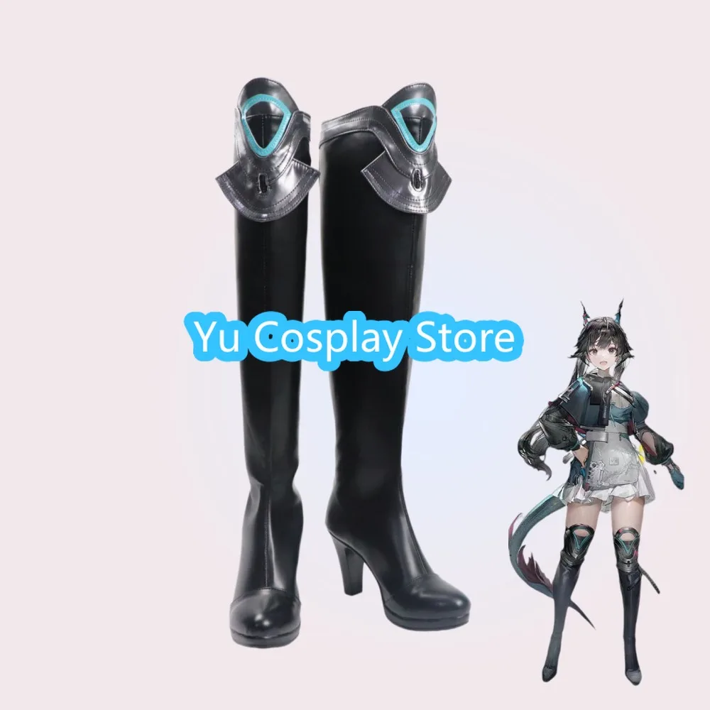 Arknights: Endfield Cosplay Shoes Custom High Heels Height Increase Tactical Boots Anime Expo Sci-fi Party Gear