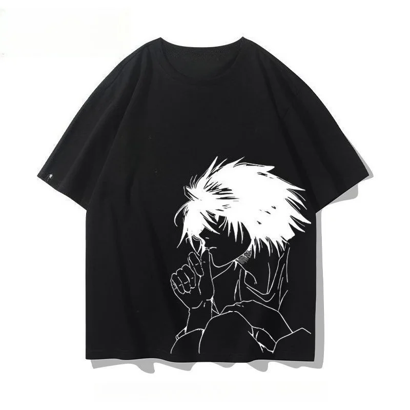 2026 New Model L Night Goddess Print Short-Sleeved T-Shirt - Loose-Fitting, Trendy, Comfortable Round Neck Men's and Women's Top