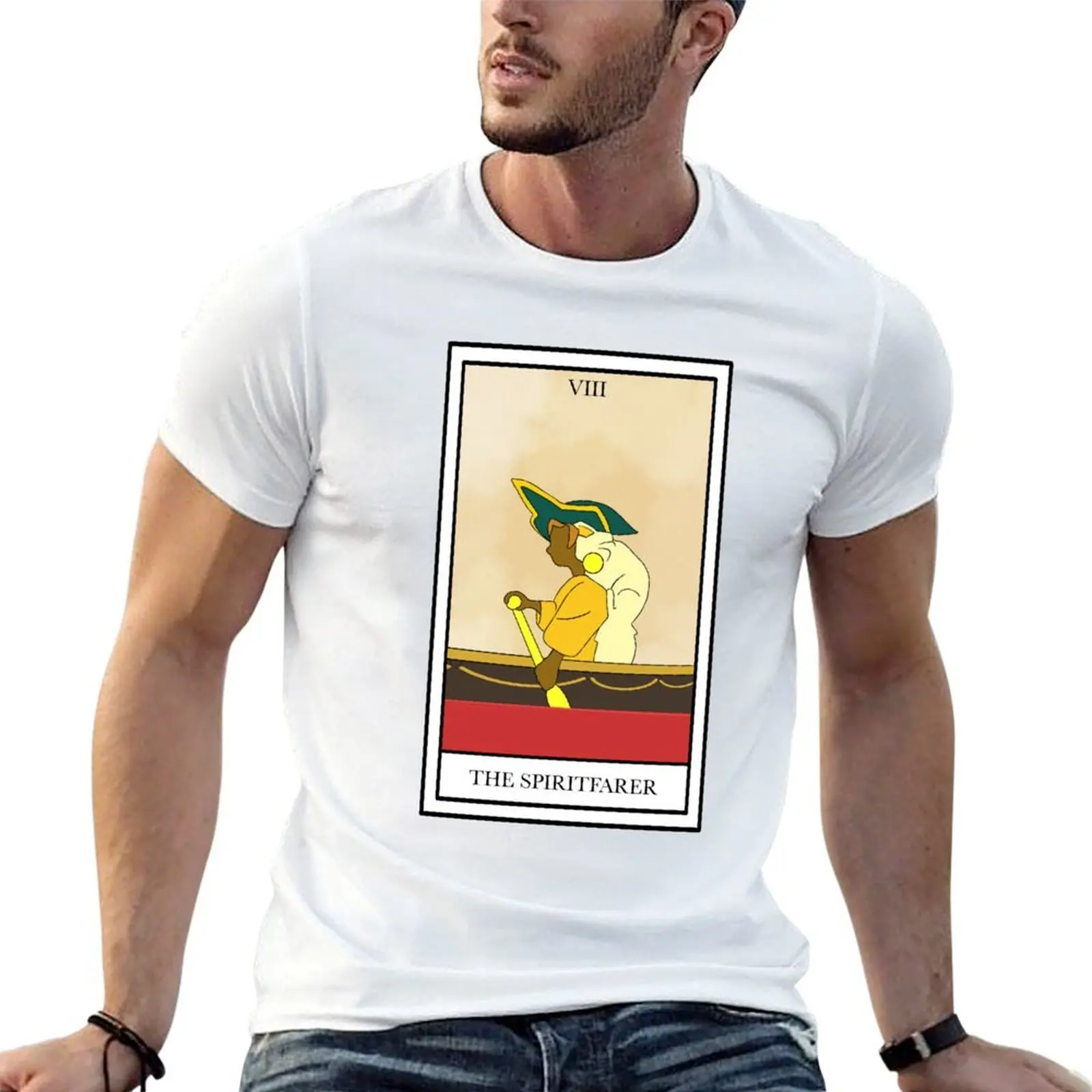 

Stella Tarot Card spiritfarer T-Shirt t shirts for man pack white t shirts for man pack cotton t shirts designer T-shirt
