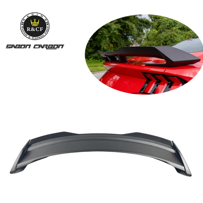 

2024 Mustang Spoiler Dark Horse Style Carbon Fiber Rear Spoiler Wing for Ford Mustang 2024-25