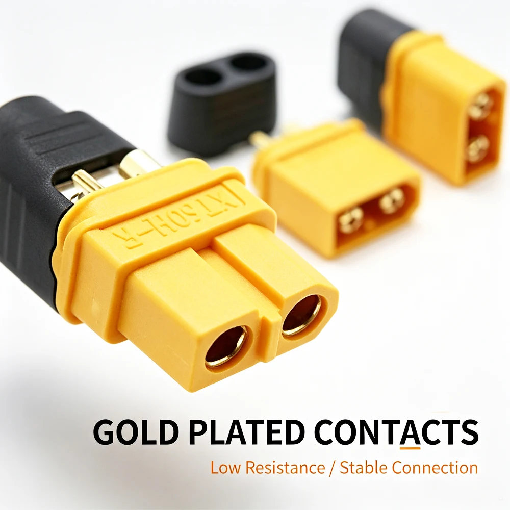 10/20 Pairs XT60H Male Female Connector Plug With Sheath 30A 60A Gold Plated Connector For RC Lipo Battery Drone Car Boat Model