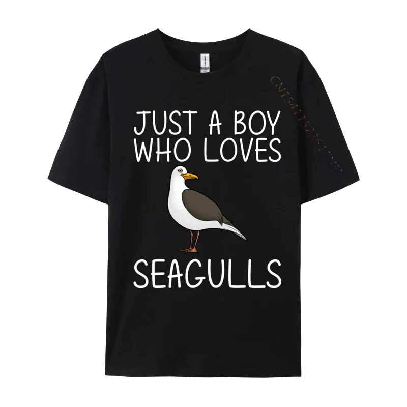 Funny Seagull For Flock Seagulls Nature Gull Bird Slim Fit T Shirt Company Normal Cotton Men Tees Normal T-shirts