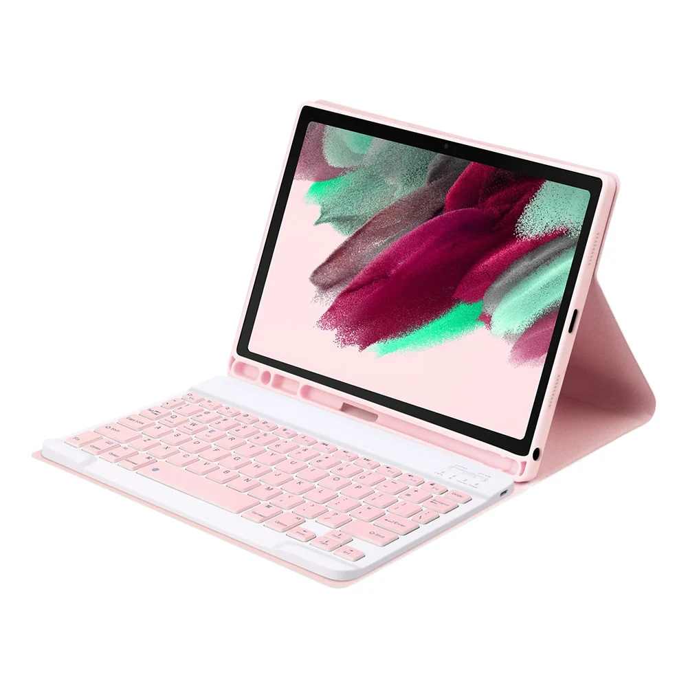 For Samsung Galaxy Tab A9 Plus 11 Inch Case with Bluetooth-Compatible Keyboard Cover Auto Sleep/Wake Smart Cover W/Pencil Holder