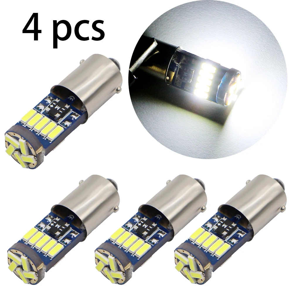 

4pcs For Citroen C4 Grand Picasso H6w Bax9s Ba9s 15smd 4014 Front Sidelight Smd Led Parking Light Headlamp Bulbs Xenon White