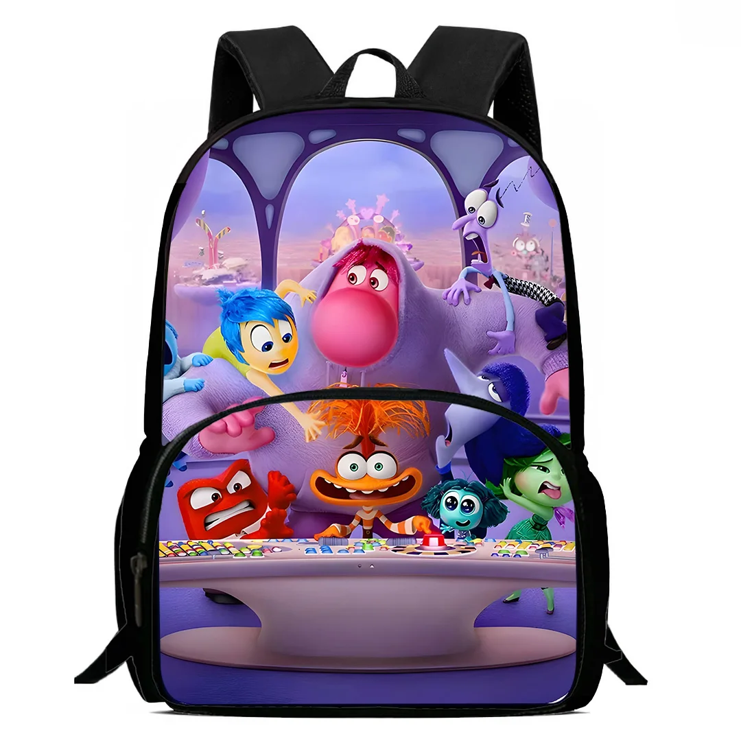 Cute anime Inside Out Backpacks Boys and Girls Student Birthday Gift Child School Bags Large Capacity Camping Durable Rucksack