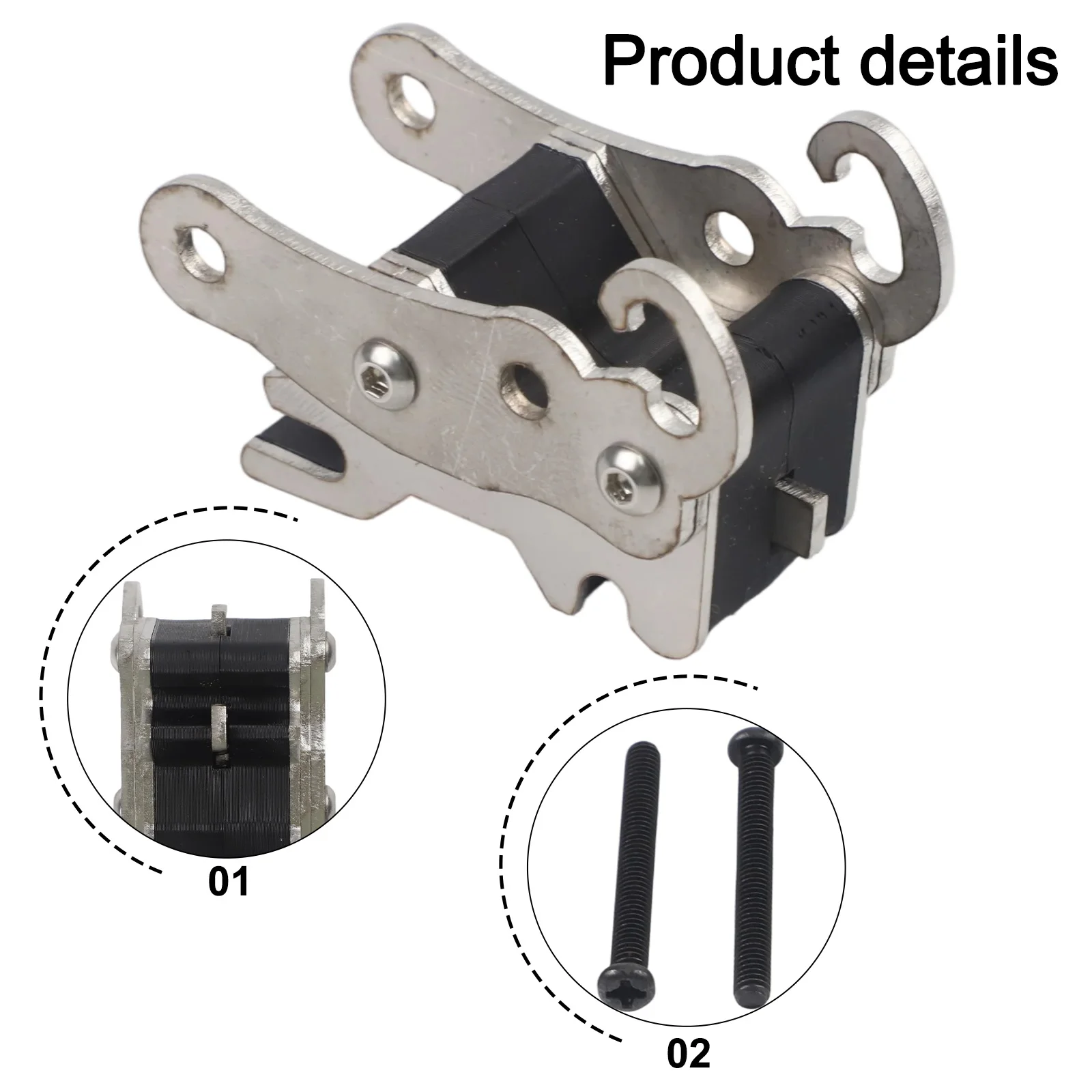 Upgrade Your RC for excavator Performance with a Stainless Steel Manual Bucket Changer Compatible with For Huina and For K336