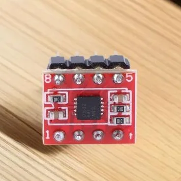 High performance and low distortion dual operational amplifier chip with high current and high temperature