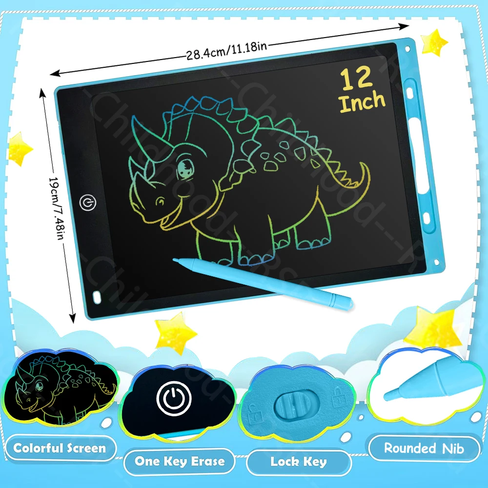 6.5/8.5/10/12 Inch LCD Schrijven Tablet Elektronische Tekentafel Doodle Schetsblok Handschrift Pad Speelgoed voor kinderen Verjaardagscadeautjes