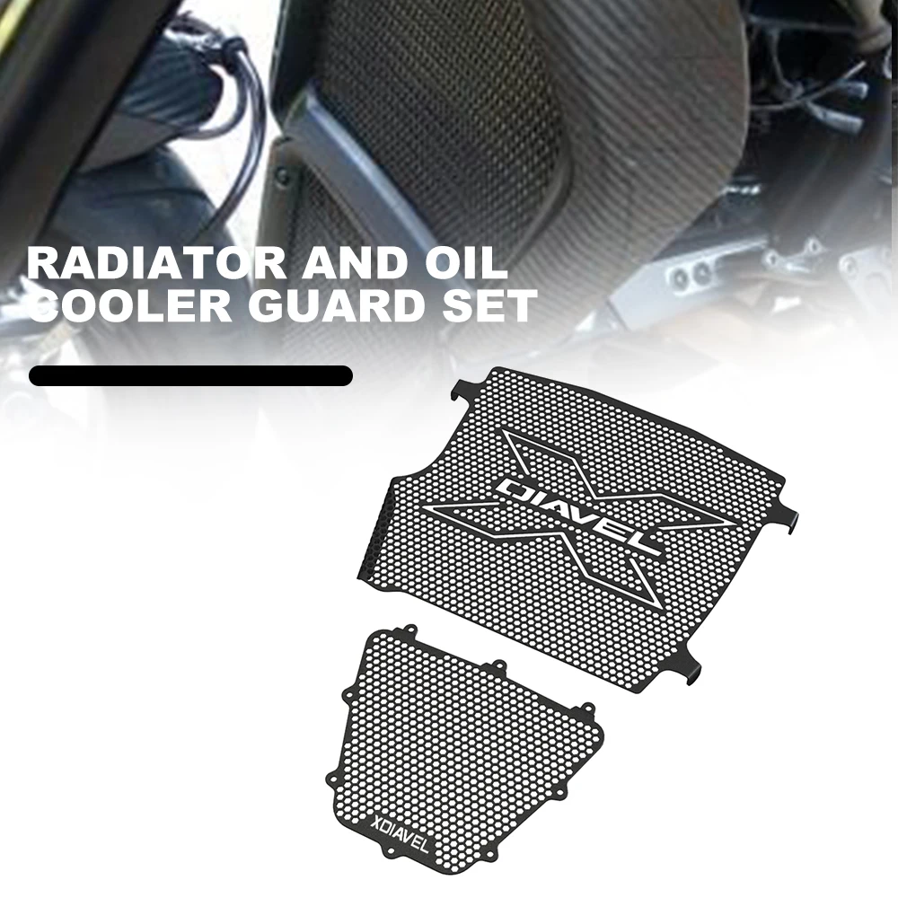 

For Ducati XDiavel S 2016 2017 2018 2019 2020 X Diavel Aluminum Motorcycle Accessories Radiator Grille Guard Oil Cooler Covers