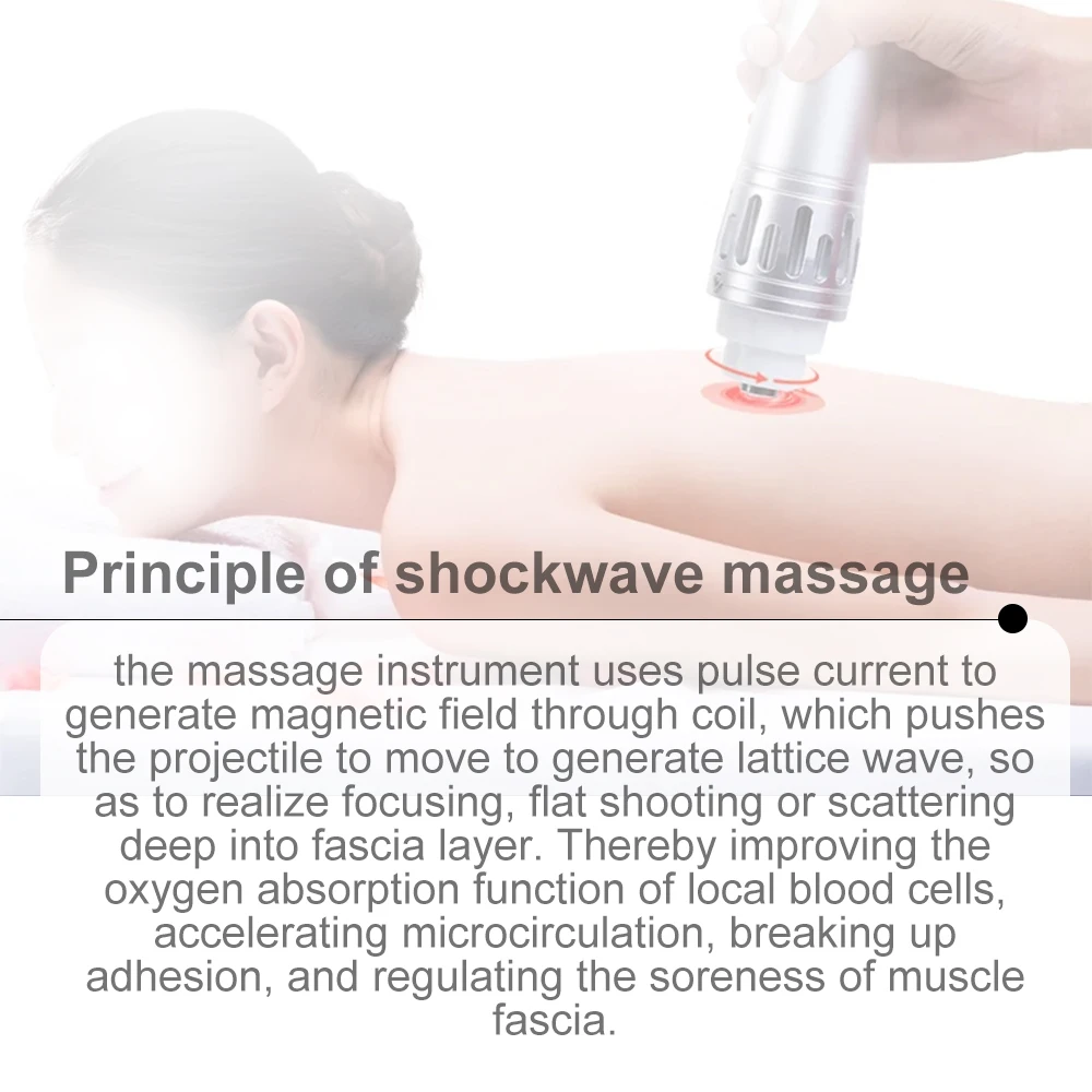 Portable Shockwave Therapy Machine Body Massager Muscle Relax ED Treatment Physiotherapy Effective Shock Wave Equipment For SPA